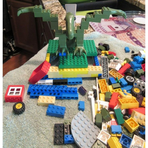 Mixed Lot Assorted Lego Legos 2lbs 14oz Random Mixed Pieces Clean Ready For Use - Picture 7 of 8